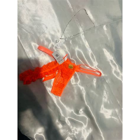 Calcinha Fio Dental Persex Neon Tanga Sexy Perneira Lingerie