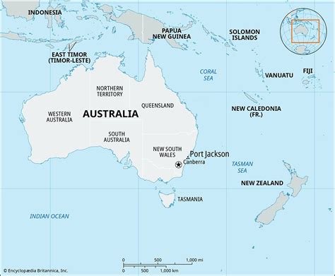 Port Jackson Australia Map Facts Britannica