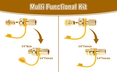 Amazon Aupoko Dual Fuel Generator Natural Propane Hose Quick