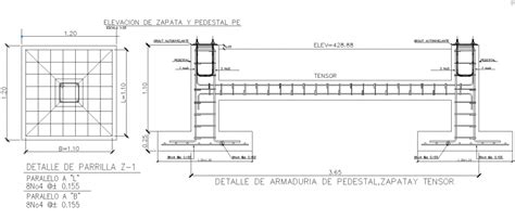 Beam Column And Foundation Detail Dwg File Cadbull Images