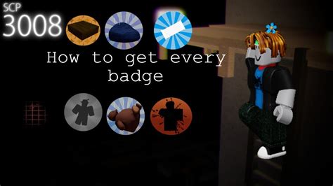 How To Get Every Badge In SCP 3008 On Roblox YouTube