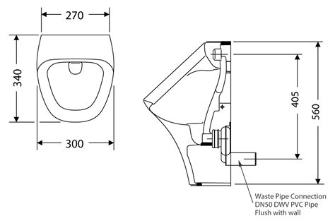 Durastyle Wall Hung Urinal Enware