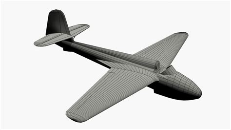 Low Poly Habicht Glider Hummel 3d Model By Blackraven37