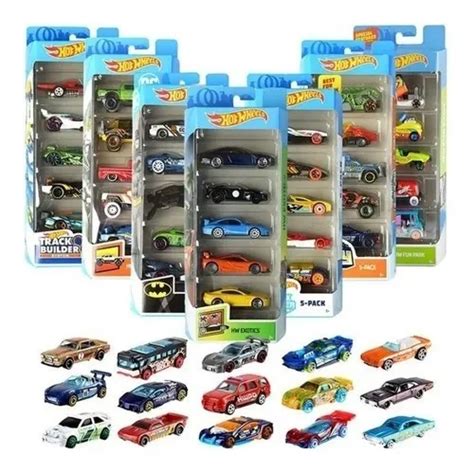 Kit 5 Carrinhos Hot Wheels Original Premium Mattel Sortidos Parcelamento Sem Juros