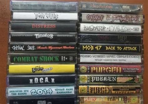 Кассеты панк хардкор punk hardcore Москва Аудио и видео техника