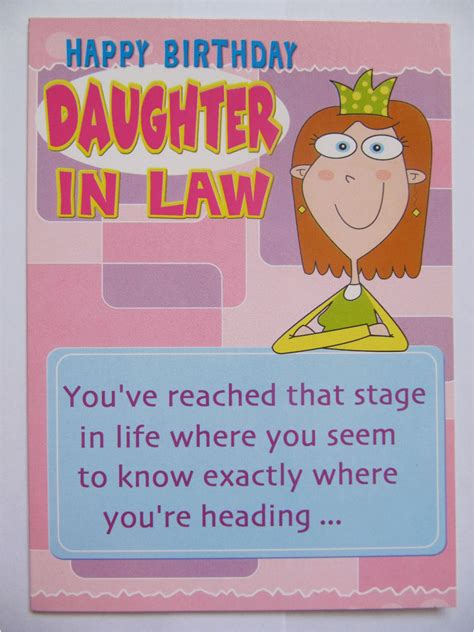 Funny Birthday Cards for Daughter In Law Fantastic Funny One Boutique ...