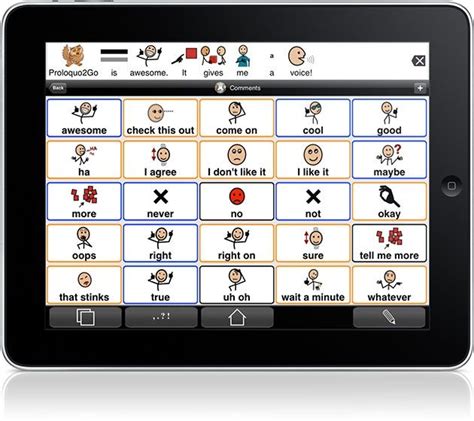 An Ipad With Proloquo2go Is An Affordable Aac Device Special