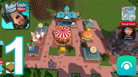 Rollercoaster Tycoon Touch Gameplay Walkthrough Part Level