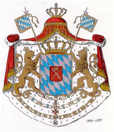 Coat Of Arms Of Kingdom Of Bavaria Coat Of Arms Arms Bavaria