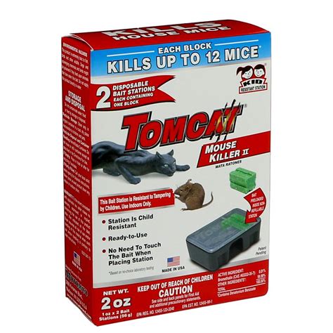 Tomcat Disposable Mouse Killer Ii Bait Station Shop Pest Control At H E B