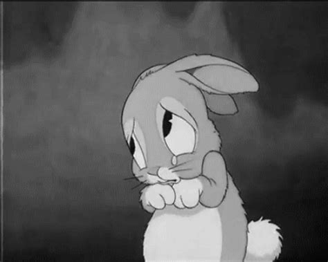 Sad Vintage Bunny UINona GIFs