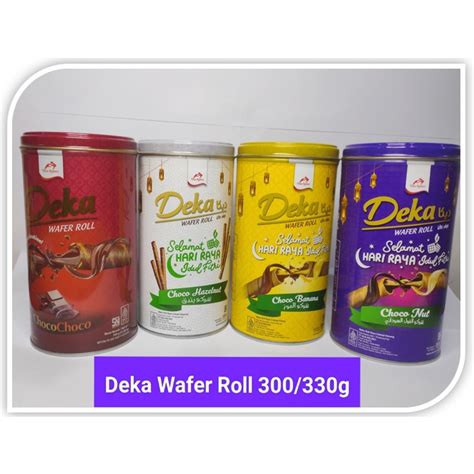 Jual Deka Roll Tin 330gr L Deka Wafer Kaleng 300 L Deka Roll Tin Choco