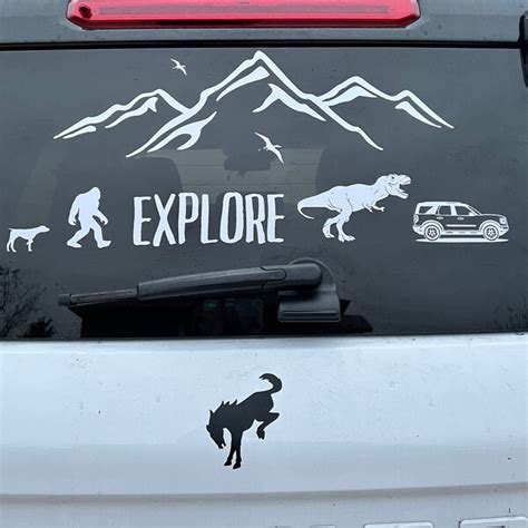 Bronco Tailgate Decal Etsy