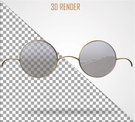 Premium Psd Glasses Illustration 3d Rendering