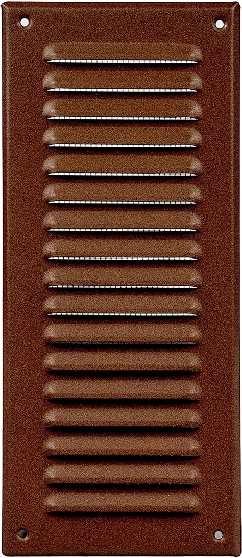 ECOPRO VENT Brown Metal 3 X10 Inch Ventilation Grille Inside Outside