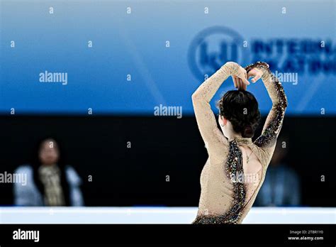 Isabeau Levito Usa During Senior Women Short Program At The Isu