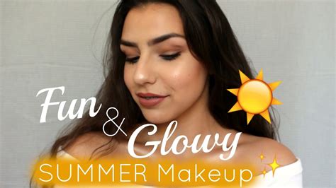 Fun And Glowy Summer Makeup Tutorial ☀ Youtube