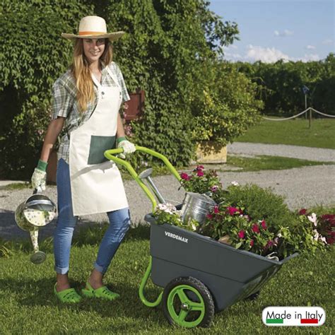 Brouette Multi Usage De Jardin 110 Litres VERDEMAX Mymaisoon Fr