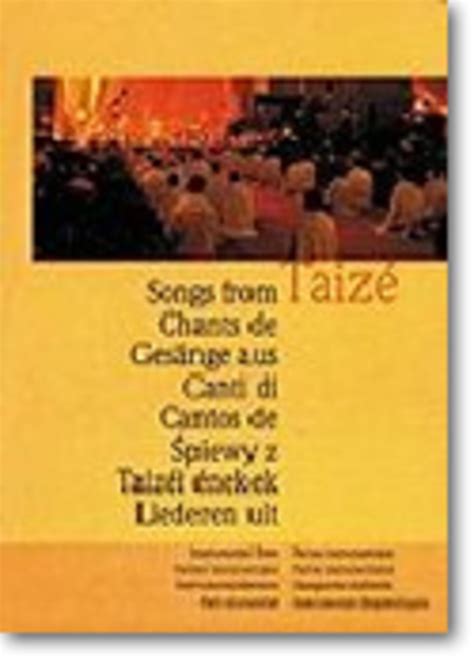 Chants de Taizé / Songs from Taizé - Guitar edition - Guitar - Sheet ...