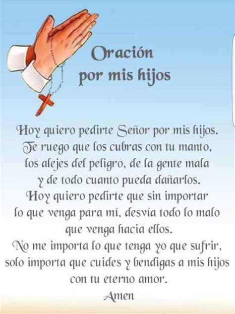 Oraci N Por Mis Hijos Oraciones Frases Religiosas Oracion Por Los Hijos