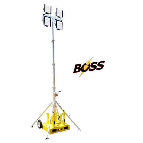 20 Foot Led Skid Light Tower Bossltr