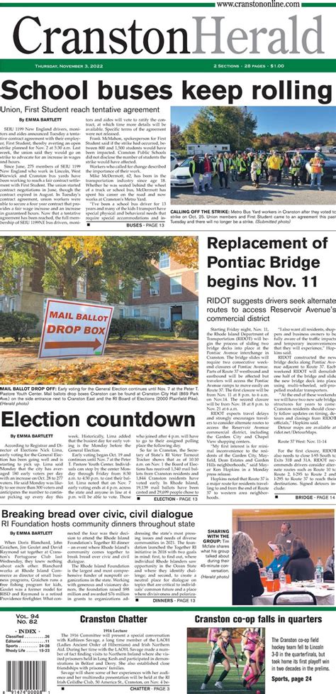 November E Edition Cranston Herald