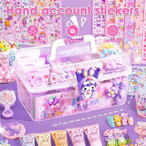 Sticker Set Handbook Material Guka Sticker Set Cream Glue Guka Set