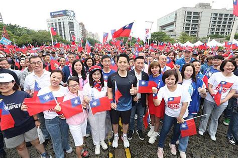 蔣萬安出席市府國慶升旗暨慶祝活動（1） 圖 中央通訊社 Line Today