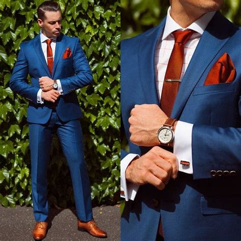 20 Ways To Wear Blue Suits With Brown Shoes Ideas For Men