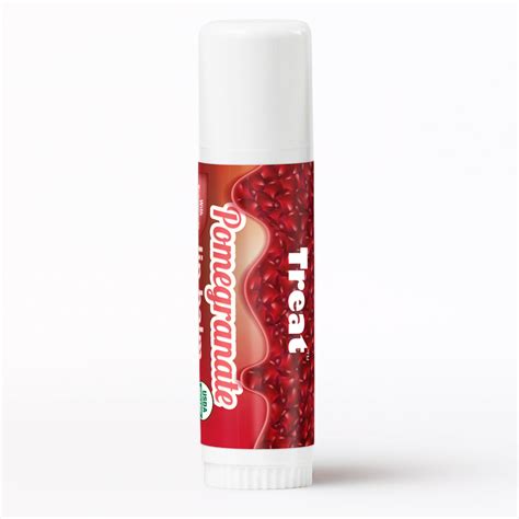 Pomegranate Jumbo Organic Lip Balm Treat Beauty