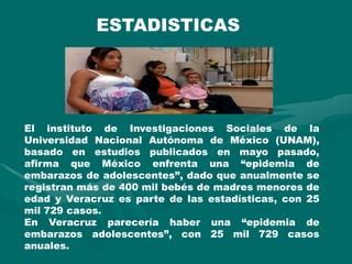 Embarazos En La Adolescencia Ppt Descarga Gratuita