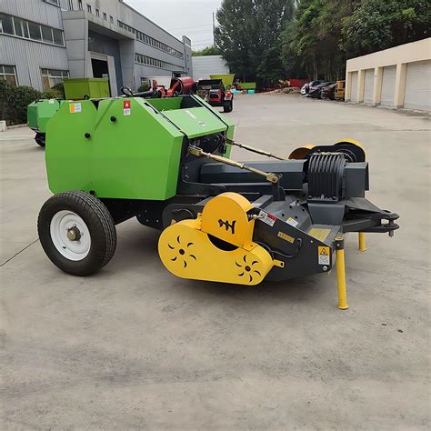 Small Round Hay Forage Tractor Picking And Baling Machine Baler For