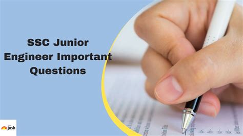 SSC JE Important Questions For Civil Mechanical And Electrical Engineering