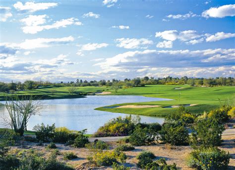 Grayhawk Golf club offers 36 holes of desert golf in Scottsdale, Arizona