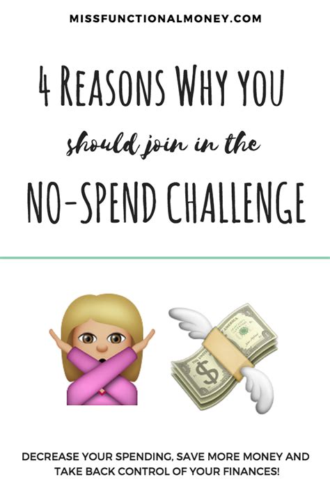 What Is A No Spend Challenge And Why I M Doing It — Missfunctional Money