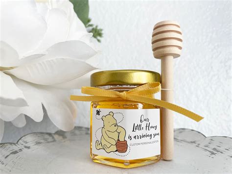 2oz Winnie the Pooh Inspired Honey Jar Favors Pooh Baby - Etsy