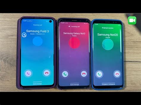 Incoming Call Samsung Galaxy S Vs S Vs S E Android Youtube