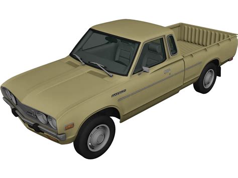 Datsun 620 Kingcab 3d Model 1977 3dcadbrowser