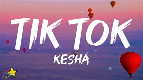 Kesha Tik Tok Lyrics Don T Stop Make It Pop Dj Blow My Speakers Up Youtube