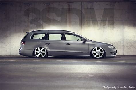 Lowered B6 Passat