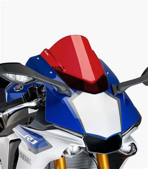 Yamaha Yzf R Yzf R Puig Racing Red Windshield R