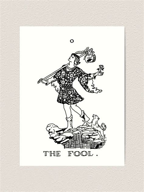 "The Fool Tarot Card" Art Print for Sale by rachels1689 | Redbubble