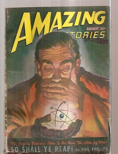 Amazing Stories August 1947 Volume 21 Number 8 By Amazing Stories Cover By Arnold Kohn