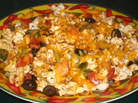 Microwave Nacho Cheddar Cheese Chile Popcorn Recipe