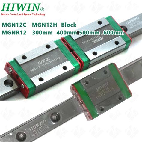 HIWIN MGN12 300mm400mm 500mm 600mm Linear Guide Rail With MGN12C MGN12H