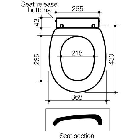 Caroma Toilet Seat Trident White 301104w Bunnings New Zealand