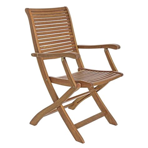 Catalina Chaise Pliante En Bois D Acacia Avec Ou Sans Accoudoirs