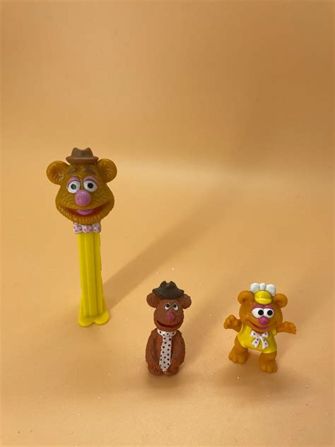 Waka Waka Lot Of 3 Fozzie Bear Pieces Muppets Muppet Etsy