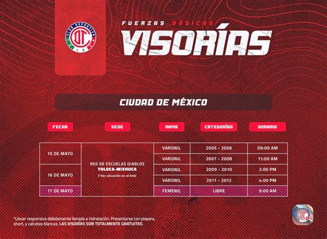 Toluca FB on Twitter Hey Diablos se vienen visorías de