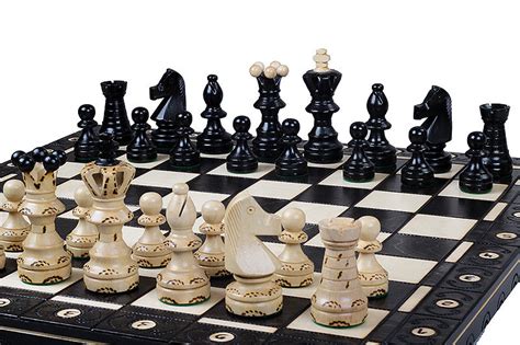 Szachy Ambasador New Line 55X55Cm Kolor Czarny Sunrise Chess Games